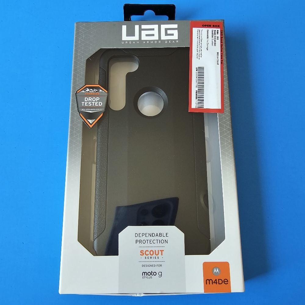 Moto G Stylus - Urban Armor Gear (UAG) Scout Series Case (BLACK)